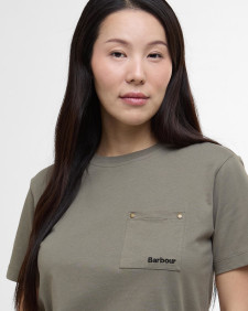 Farne Pocket T-Shirt Dusky Green
