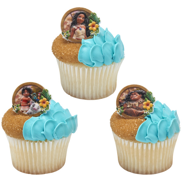 Disney's Moana 2 Together Again Cupcake Rings