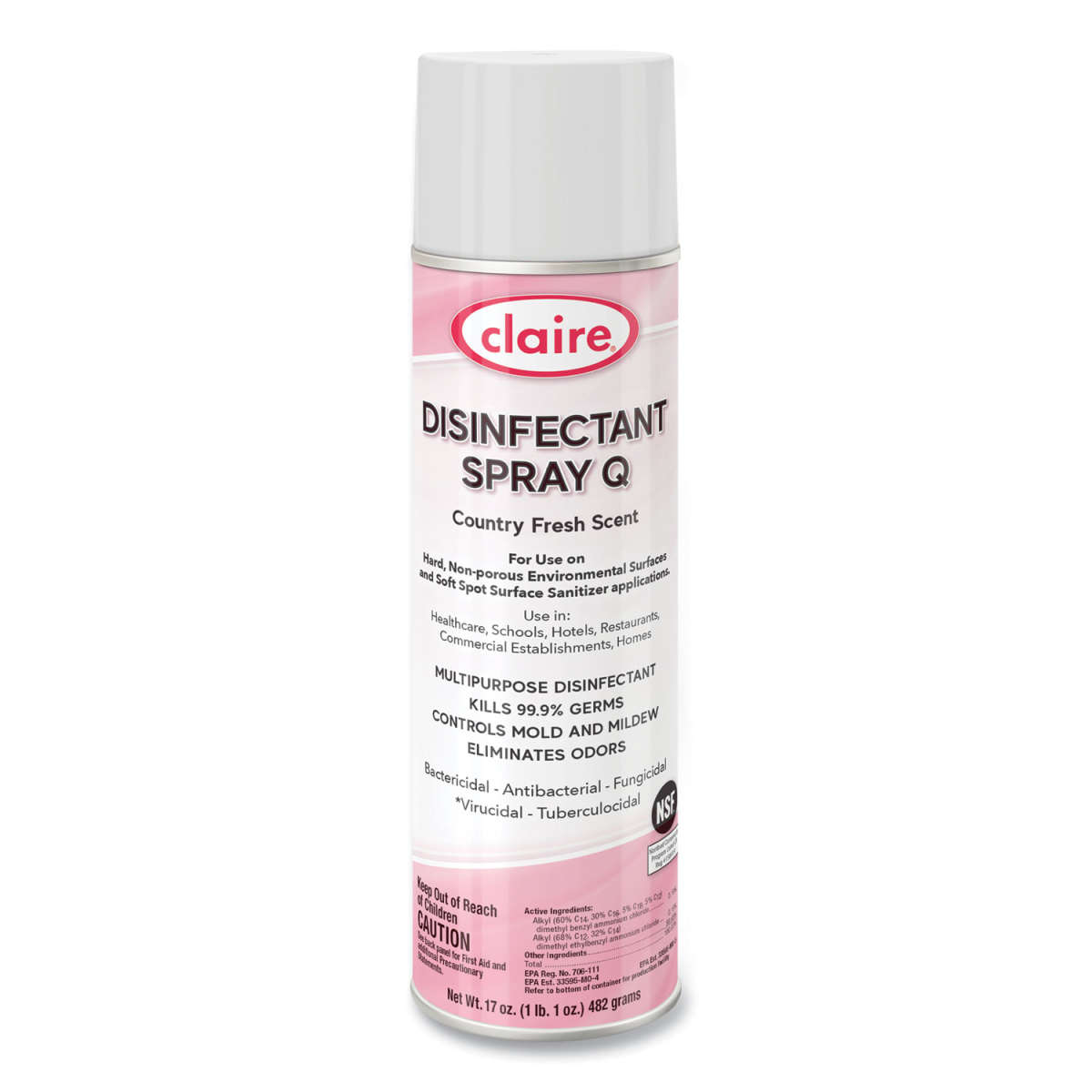 AEROSOL DISINFECT SPRAY Q CTRY FRSH 17OZ