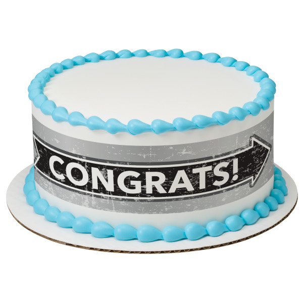 Grad Marquee Lights Edible Image® Designer Prints®