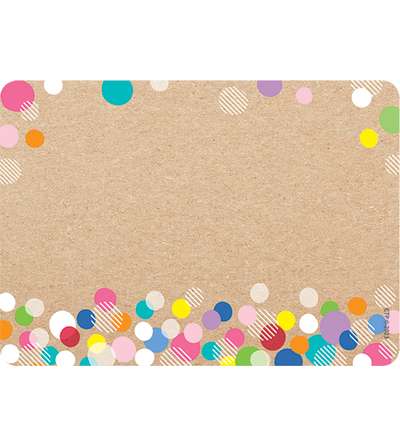 Krafty Pop Colorful Kraft Bubbles Labels