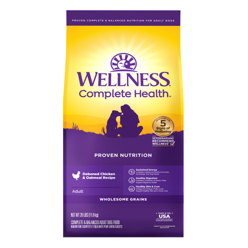Wellness Complete Health  Chicken & Oatmeal Front packaging