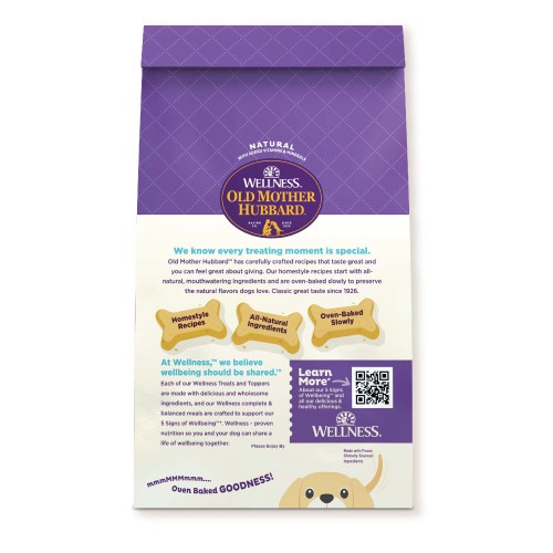 Old Mother Hubbard Classic Puppy back packaging