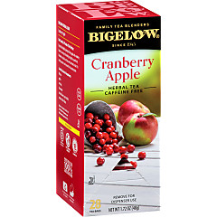 Cranberry Apple Herbal Tea - Case of 6 boxes- total of 168 teabags