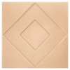 Geometal Champagne Gold 6×6 Geometric Decorative Tile Satin