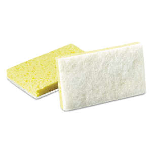 3M, Scotch-Brite, Light Duty Scrub Sponge, Rectangle, 3.6"x6.1", White