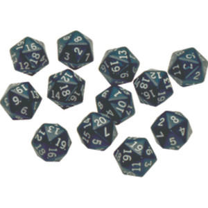 Polyhedra Dice - 20 Sides - Set of 12