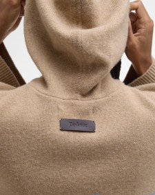 Evette Oversized Knitted Hoodie 