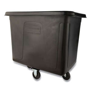 Rubbermaid Commercial, Cube Truck, 12 cu ft, Black
