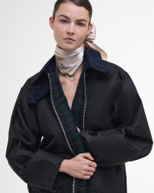 Giacca cerata oversize Loren Barbour The Edit by Alexa 