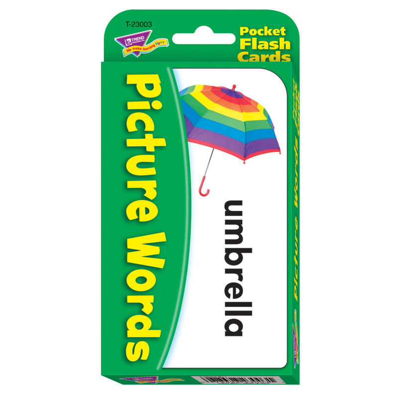 Picture Words Pocket Flash Cards