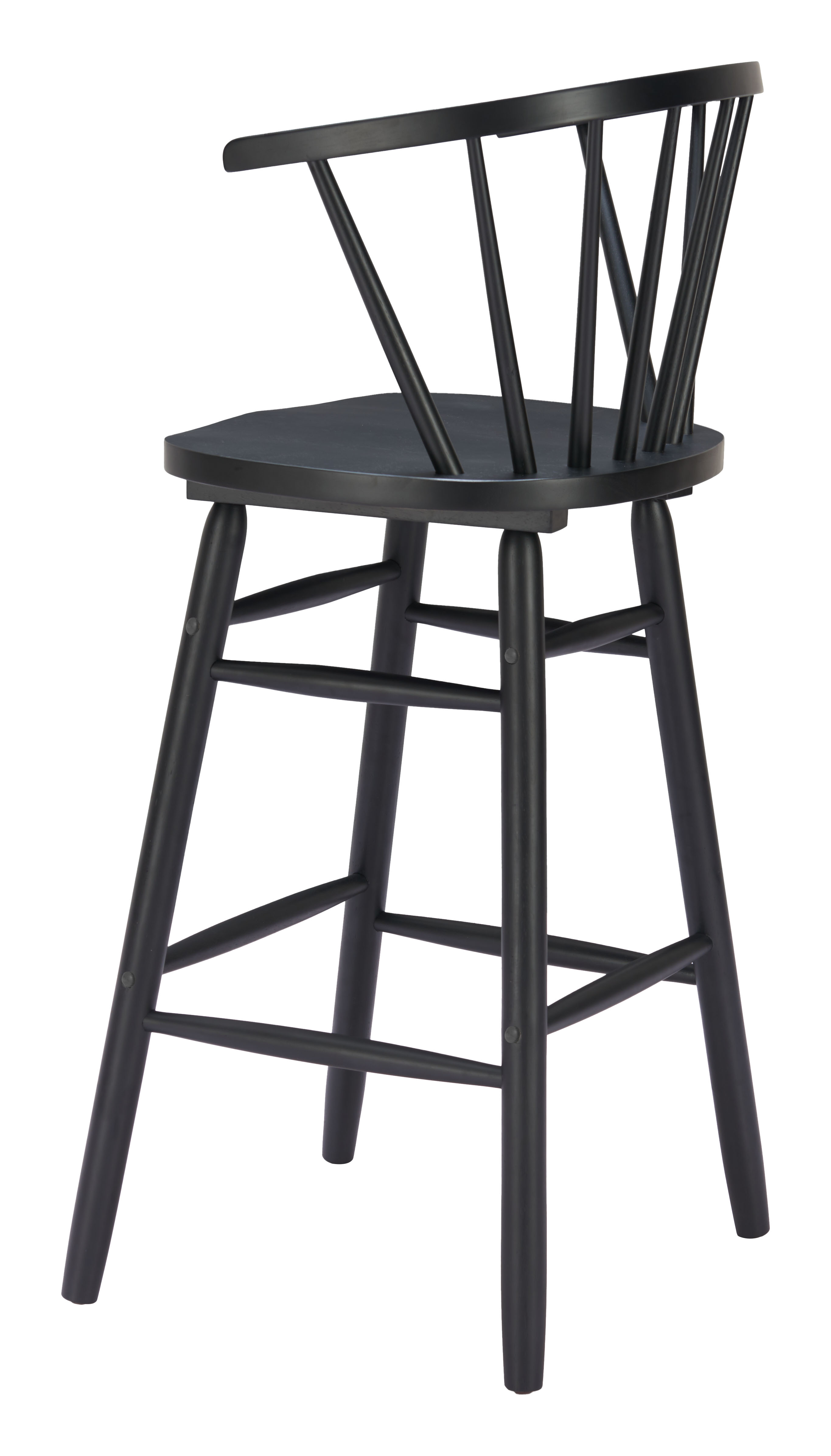 Stenger Barstool (Set of 2) Black product image