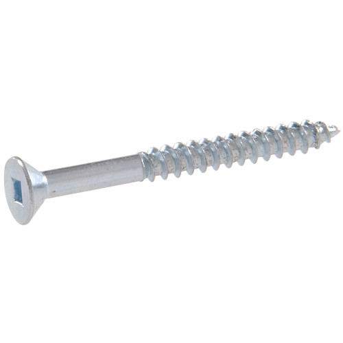 Zinc Flat Head Square Drive Wood Screw #6 x 1/2