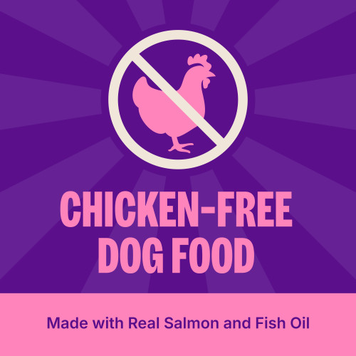 Wellness Simple Grain Free Salmon & Potato marketing callout
