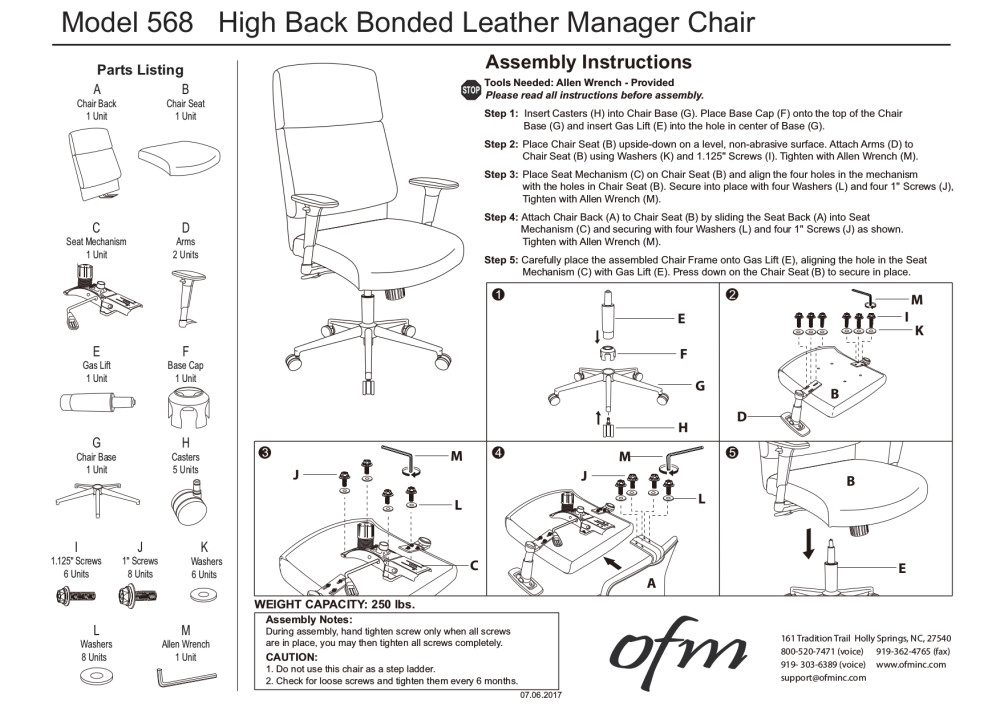 OFM Bonded Leather Manager Chair High Back Office Chair For Computer   Iywoug3ebehzyyy5wzx2 