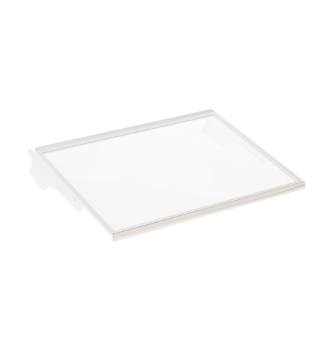 Refrigerator shelf assembly with trim