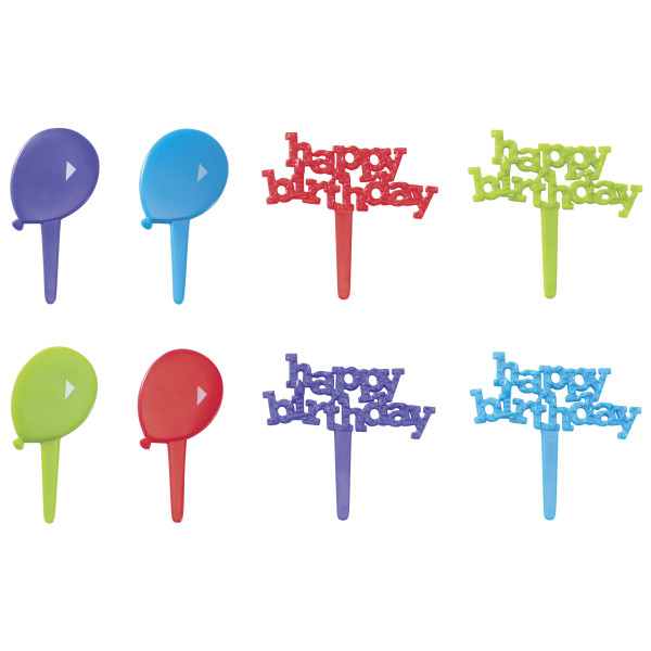 Happy Birthday and Balloons DecoPics®