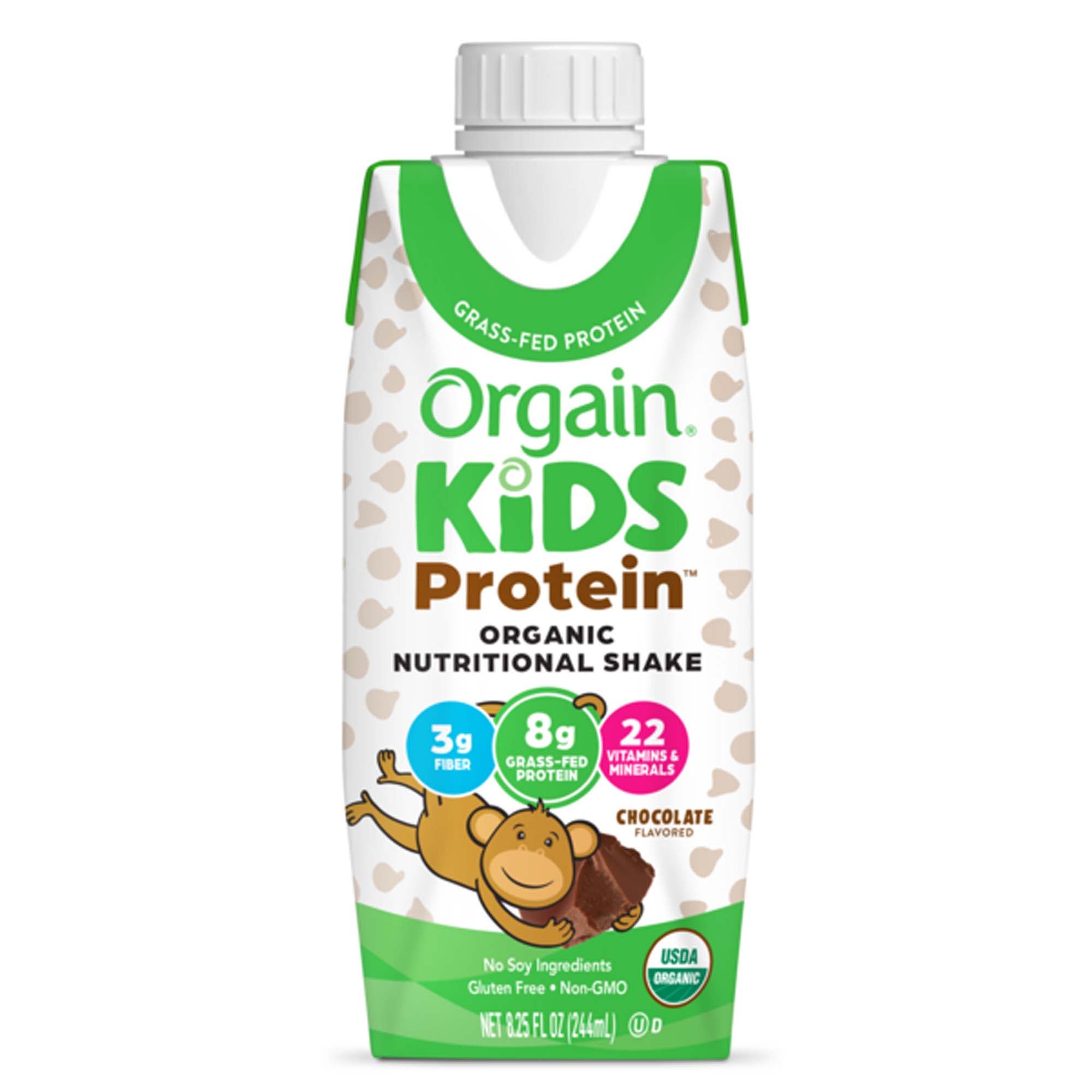 Nestle Healthcare Nutrition SHAKE, NUTRTN ORGANIC ORGAIN KIDS PROTN CHOC 224ML (12/CS)