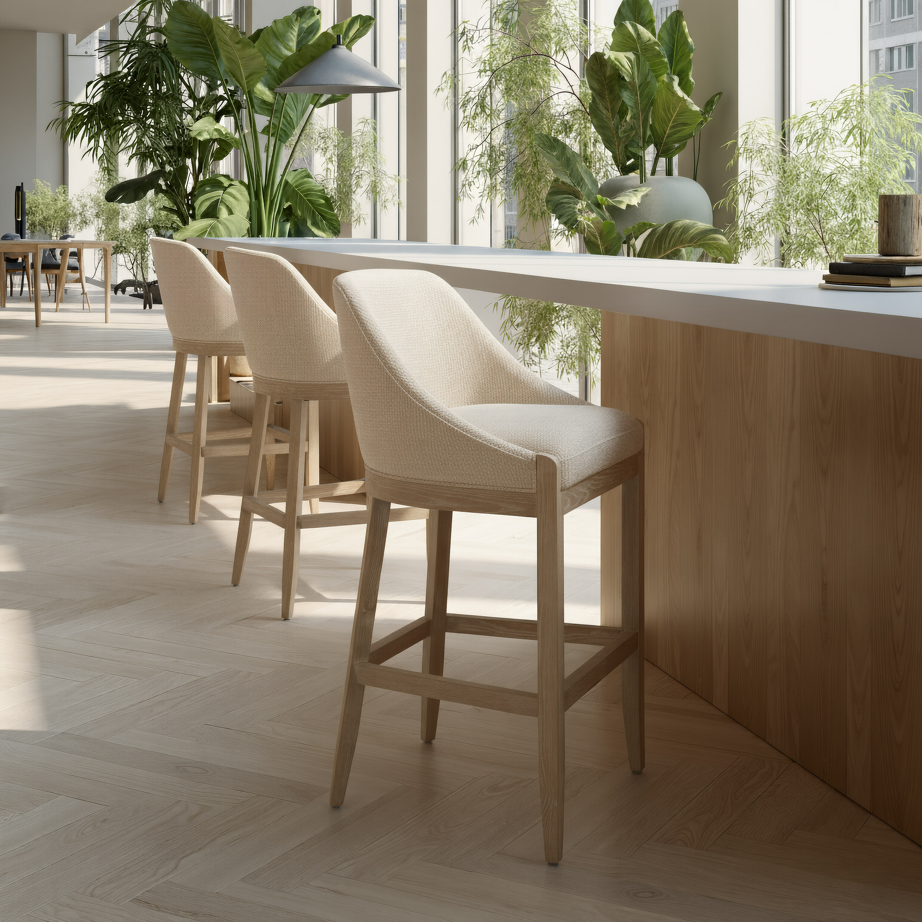 Calmo Barstool Beige product image