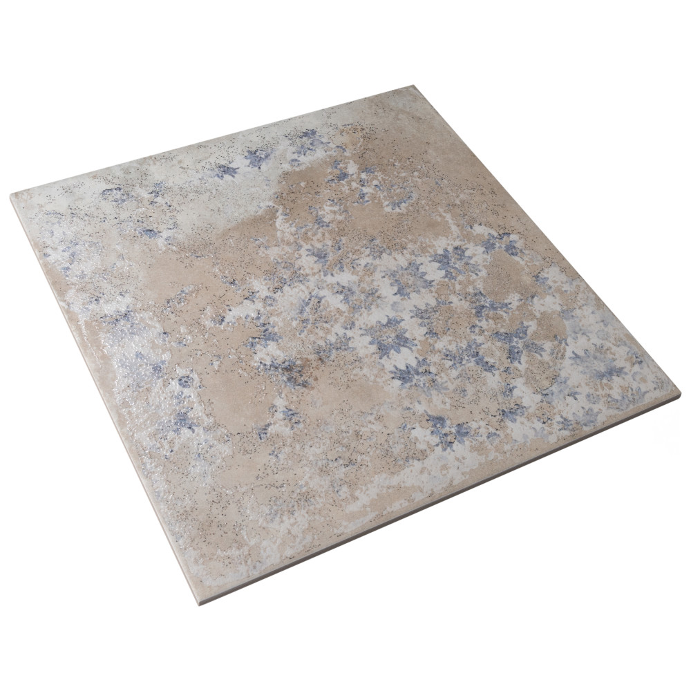 Antigua Deco Beige 13 in. x 13 in. Porcelain Floor and Wall Tile