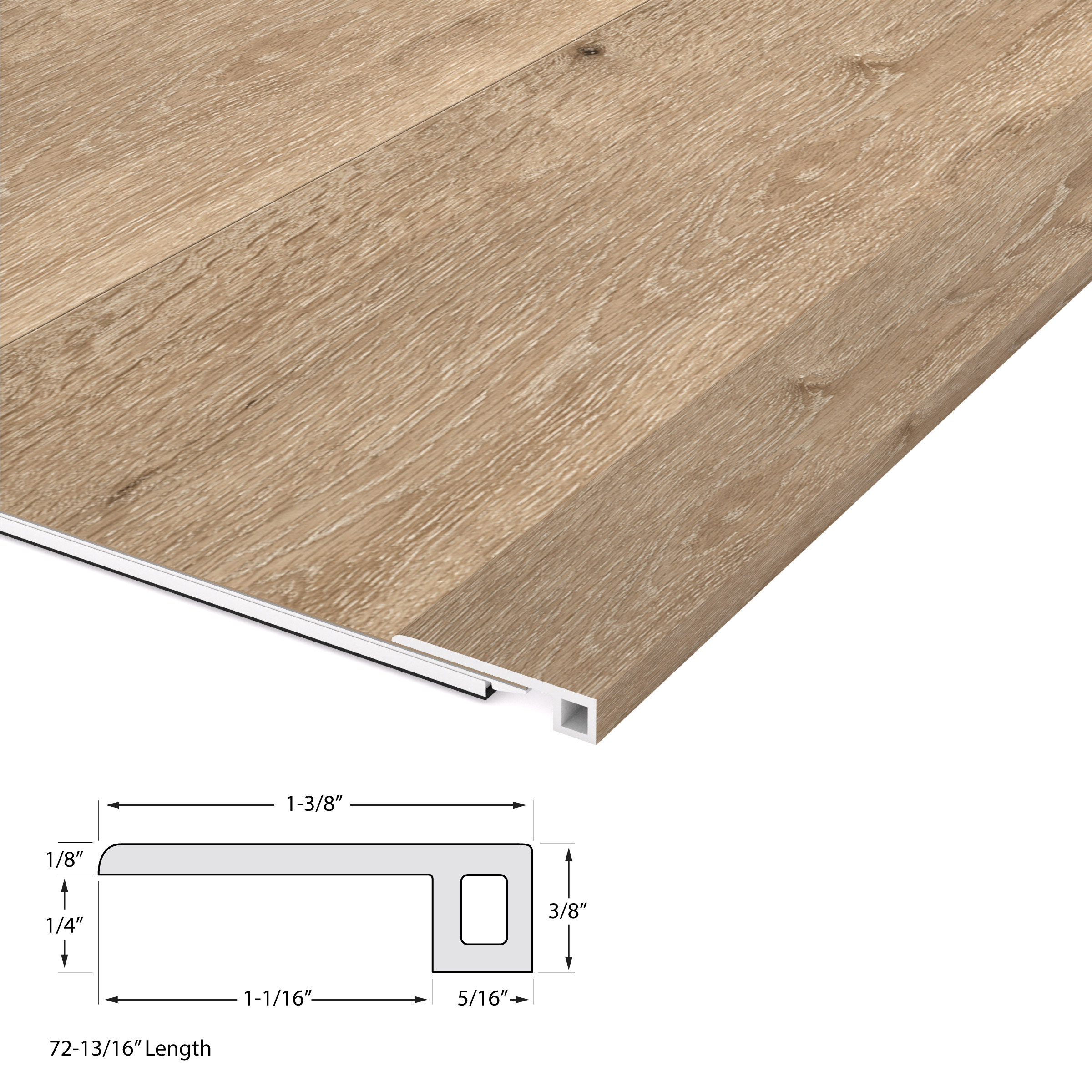 Aged Hickory Threshold view 4