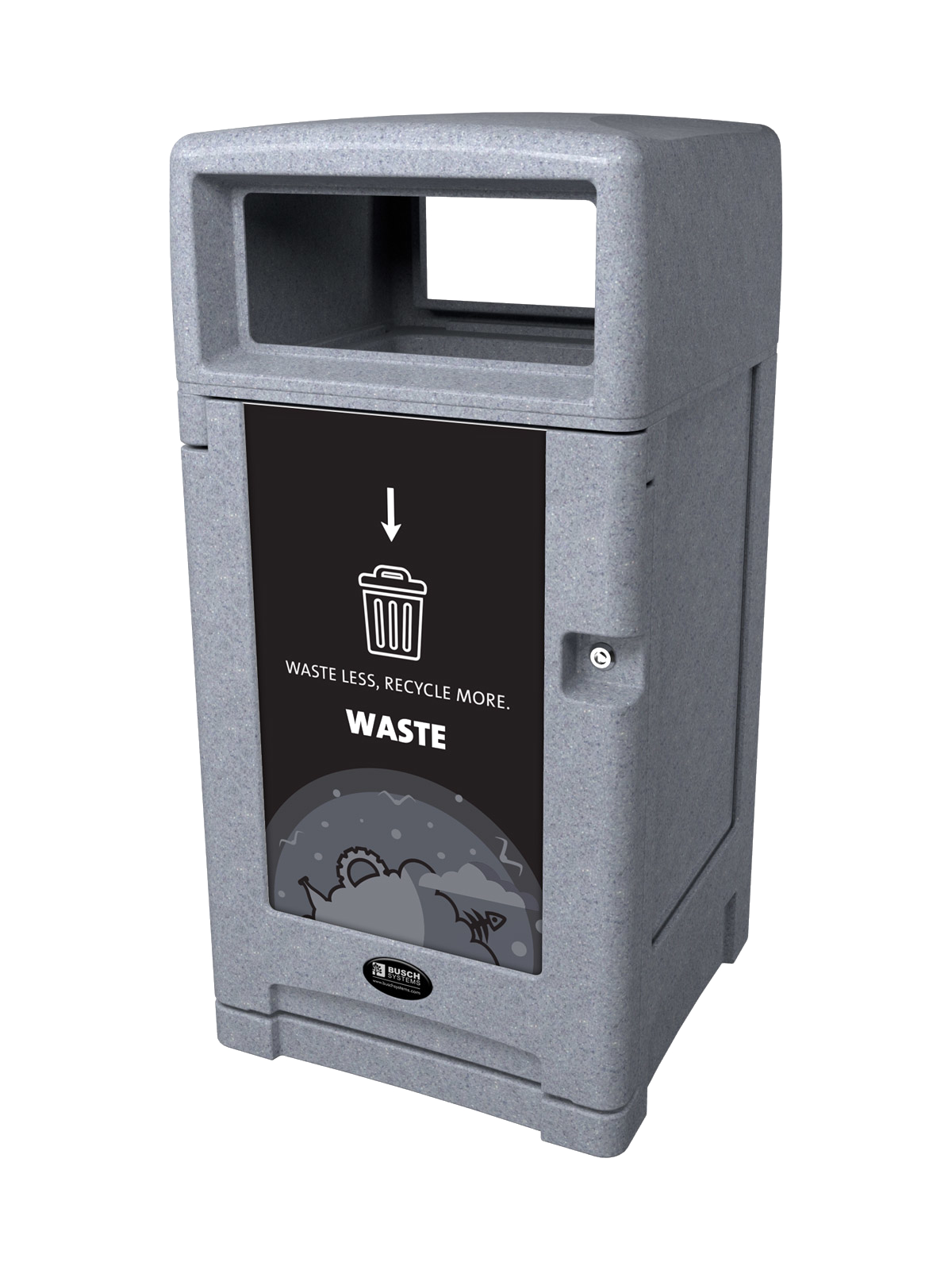 EXPRESSION – Single – Kit – Waste – Full – Greystone