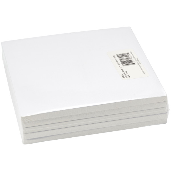10" Square White Foil Cake Board