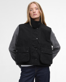 Barbour for Margaret Howell Women's Bedale Casual Gilet Black