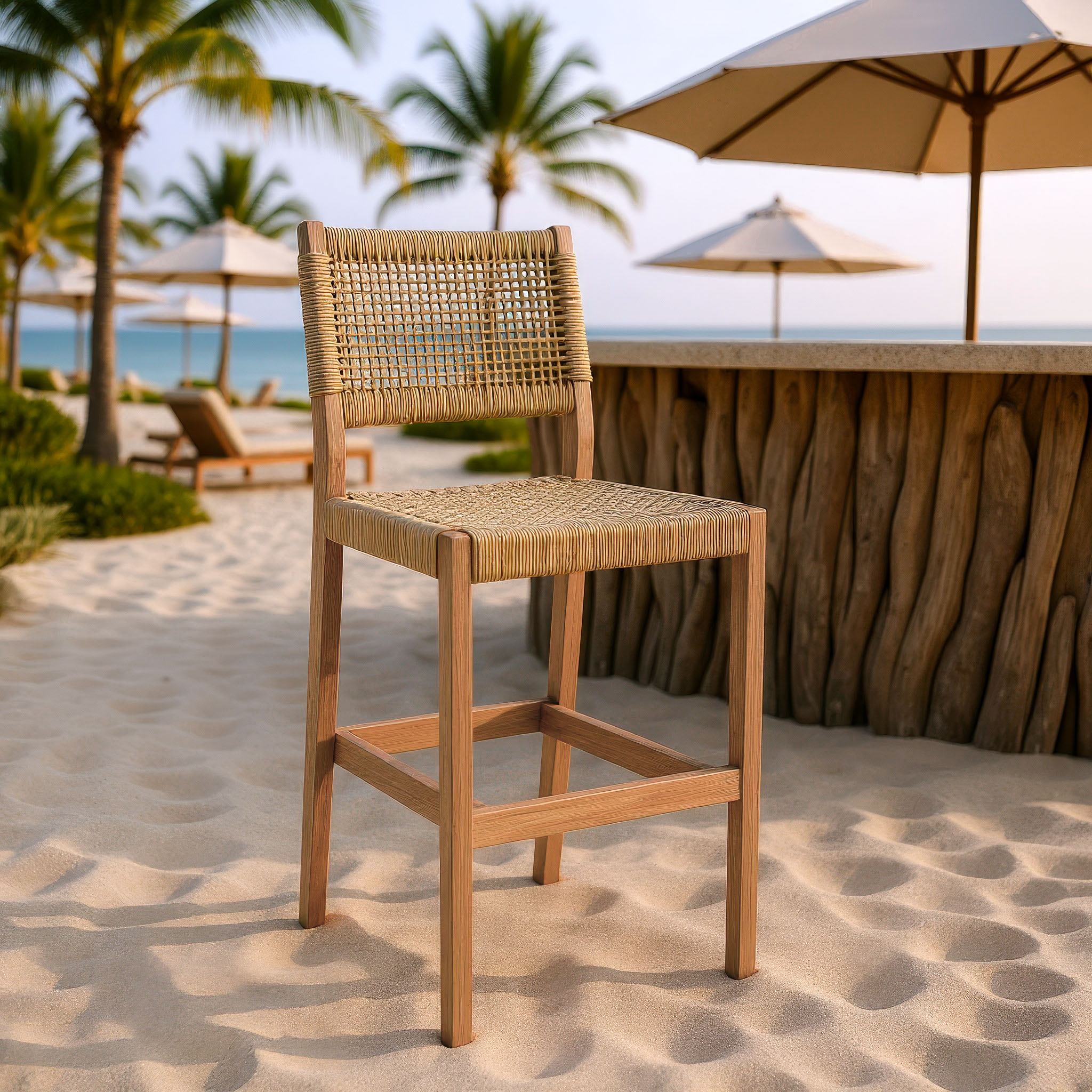 Corde Barstool Beige product image