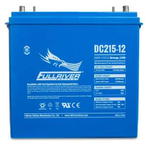 Fullriver Battery, DC215-12 Premium Deep Cycle AGM Battery