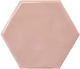 Playscapes Peony 4″ Hexagon Wall Tile Glossy