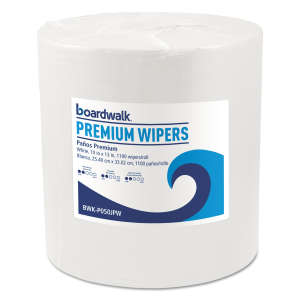 Boardwalk, Premium, 1 ply, 10.00"x13.00", Hydroentangled, Industrial Wipers, White