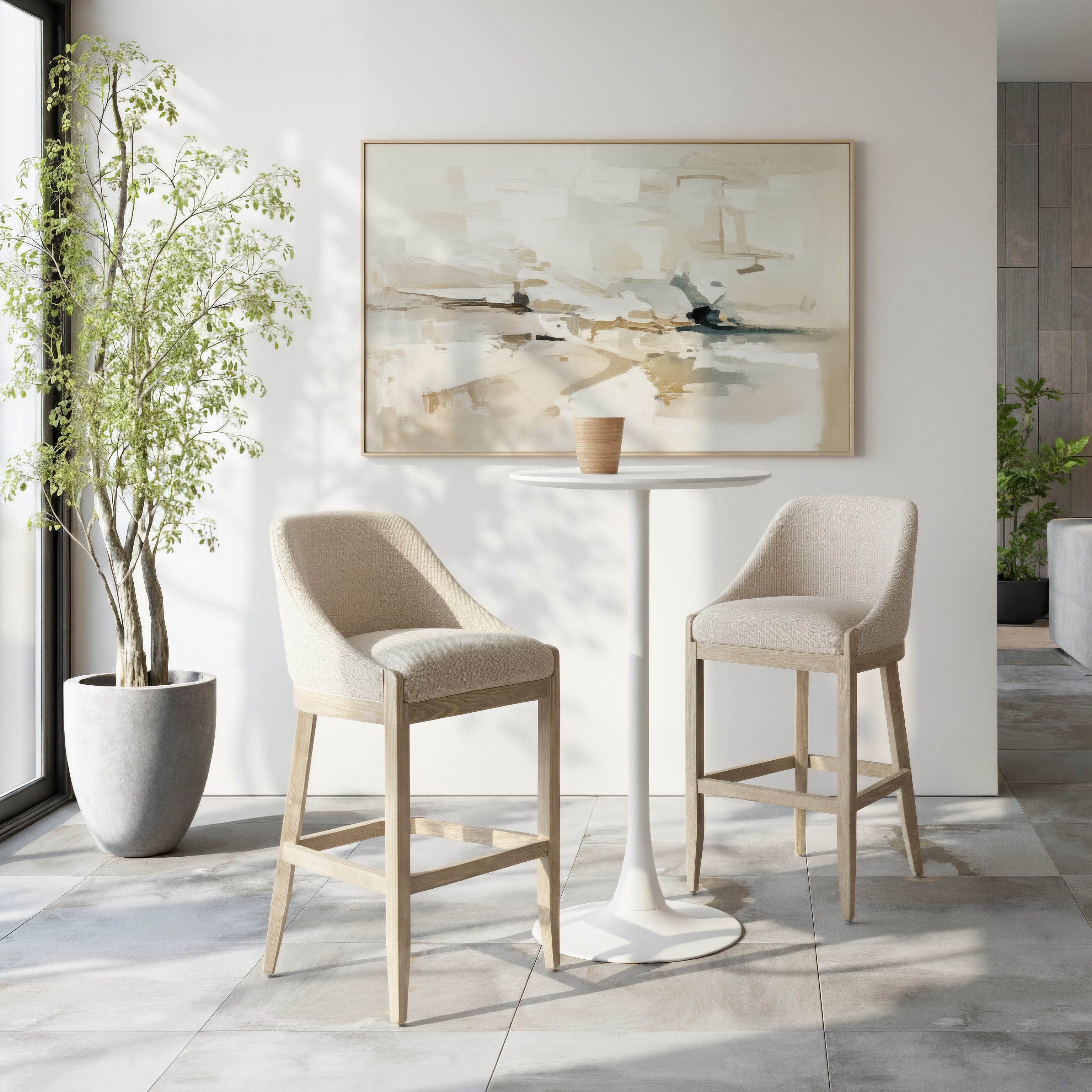 Calmo Barstool Beige product image