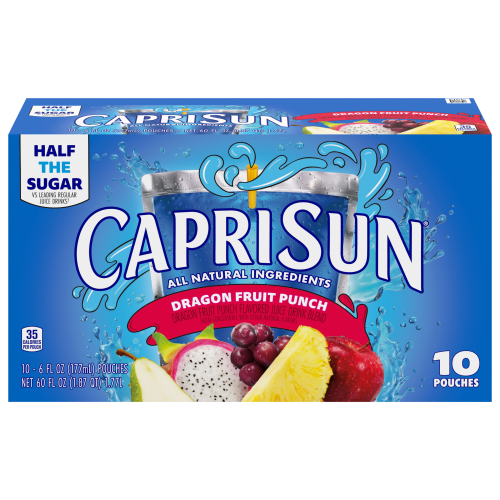 Capri Sun® Dragonfruit Punch Juice Drink Blend, 10 ct Box, 6 fl oz Pouches Image