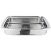 6-quart replacement stainless steel food pan for Intrigue® square induction chafer