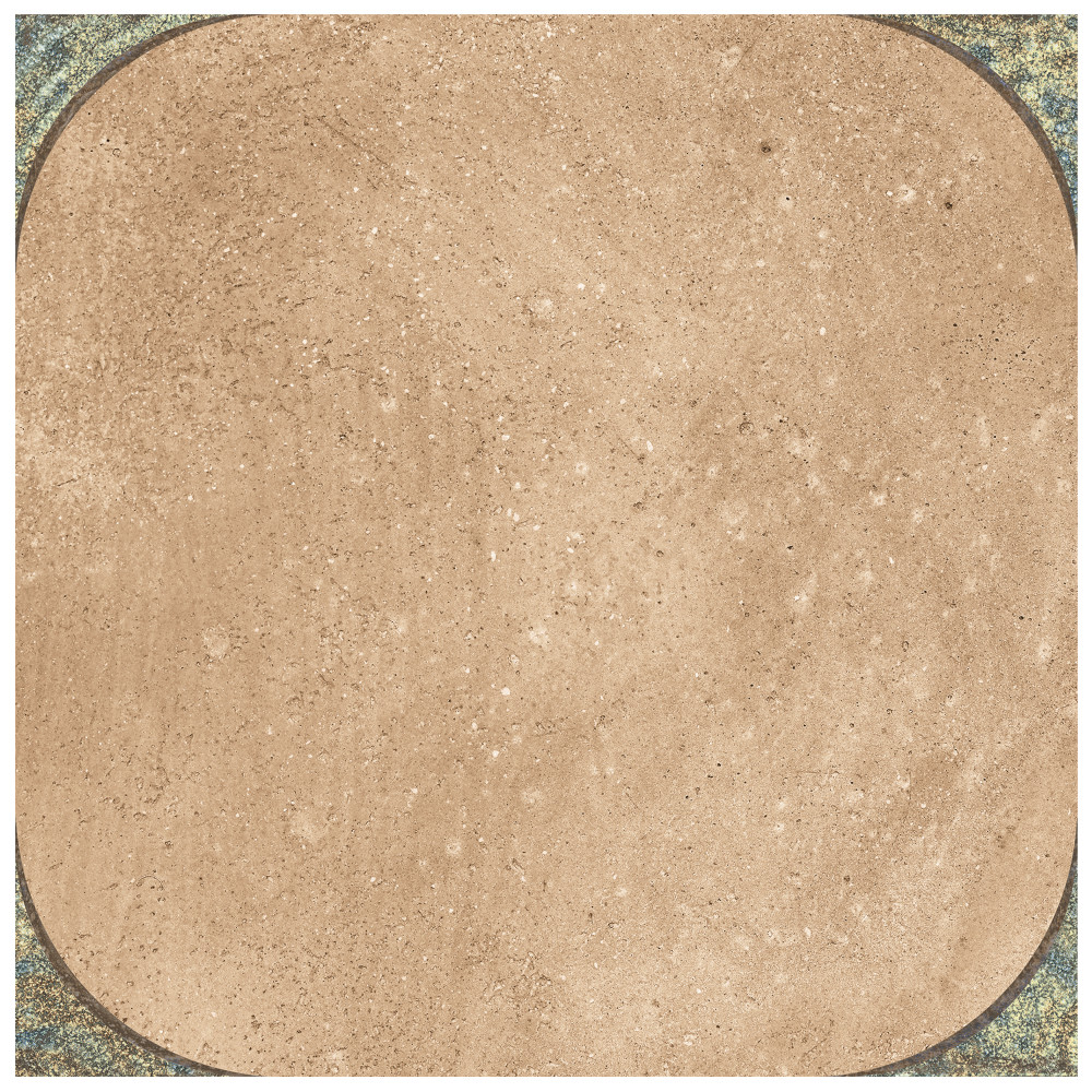 Atlas Star Quartet Cotto Ocean 9-3/4 in. x 9-3/4 in. Porcelain Floor and Wall Tile