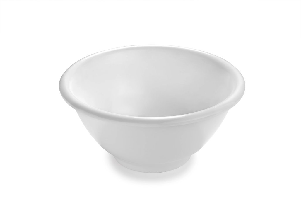 Venus Collection round bowl 20 cm melamine in white