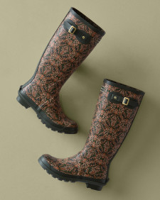 Barbour FARM Rio Cami Wellingtons Pineapple Print