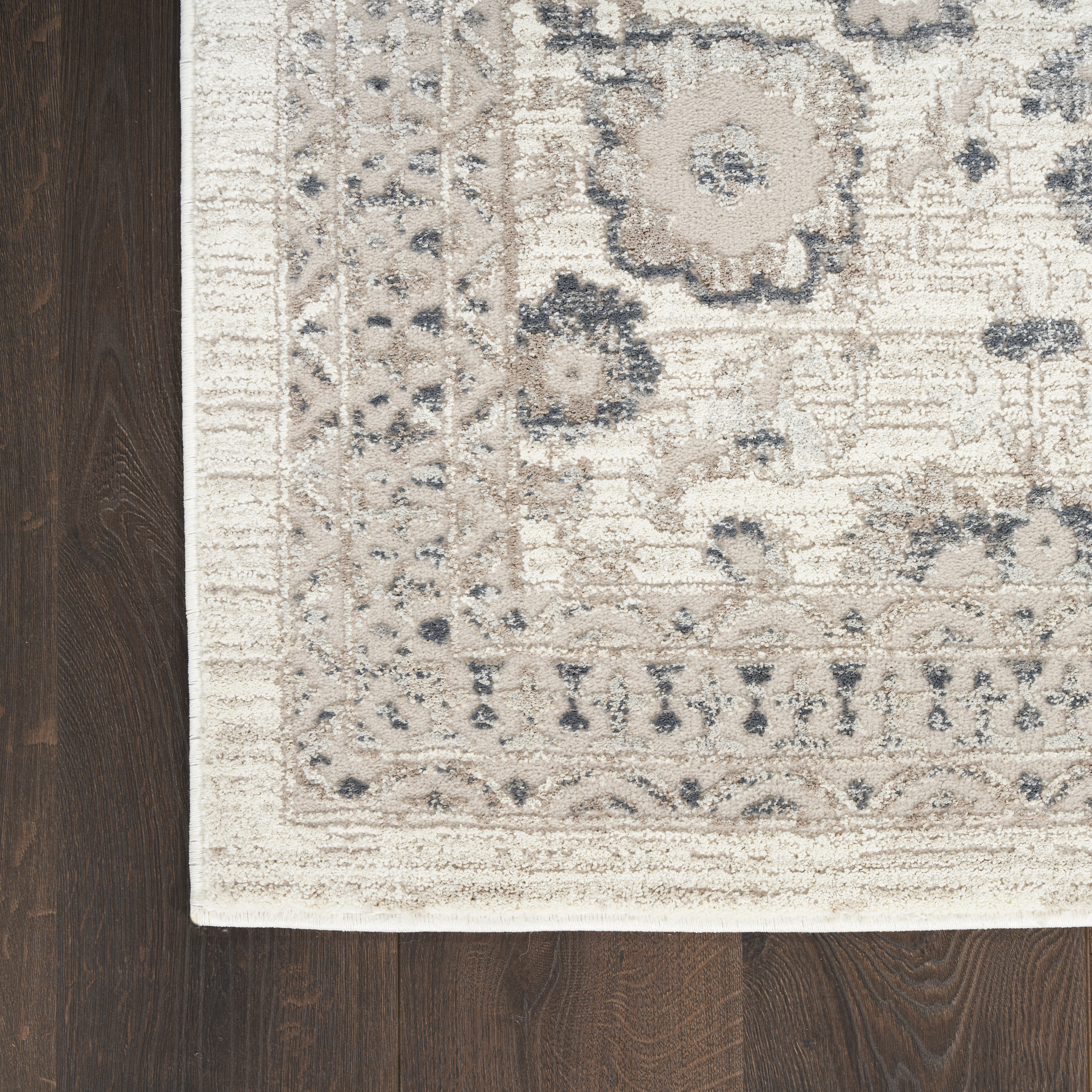 Nourison Eco Cycle 7'10" x 9'10" Ivory Multicolor Vintage Indoor Rug