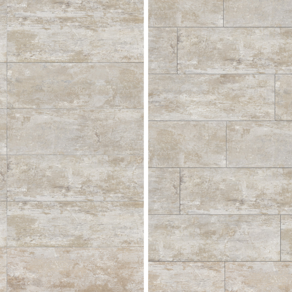 Habanera Beige 11-7/8 in. x 35-1/2 in. Ceramic Wall Tile