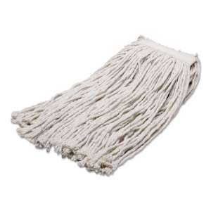 NSN7920002050425, AbilityOne®, SKILCRAFT, Cotton Cut-End Wet Mop Head with 1.25" Headband, 20 oz, Natural