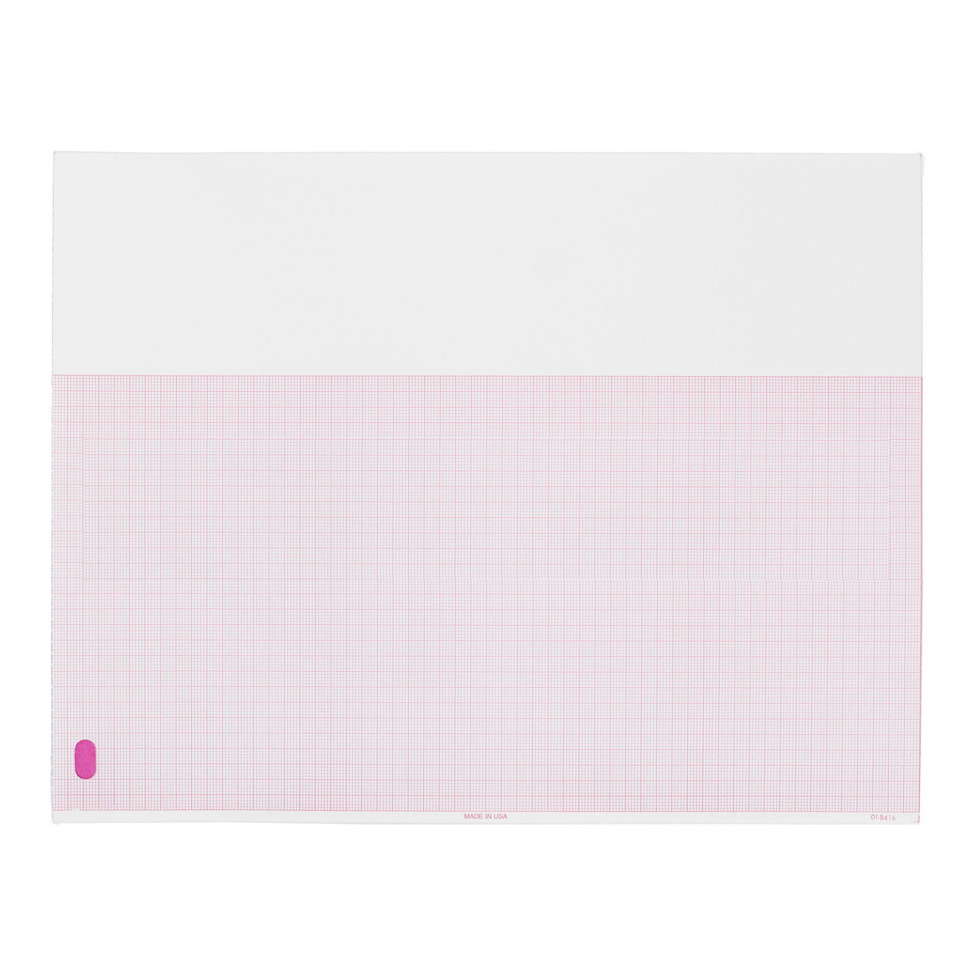 Philips ECG Recording Paper Thermal 8.5x11 Z-Fold Red Grid M3707A