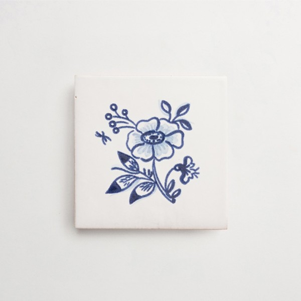 17th century: maiolica de delft | mezza flora deco | pattern one 