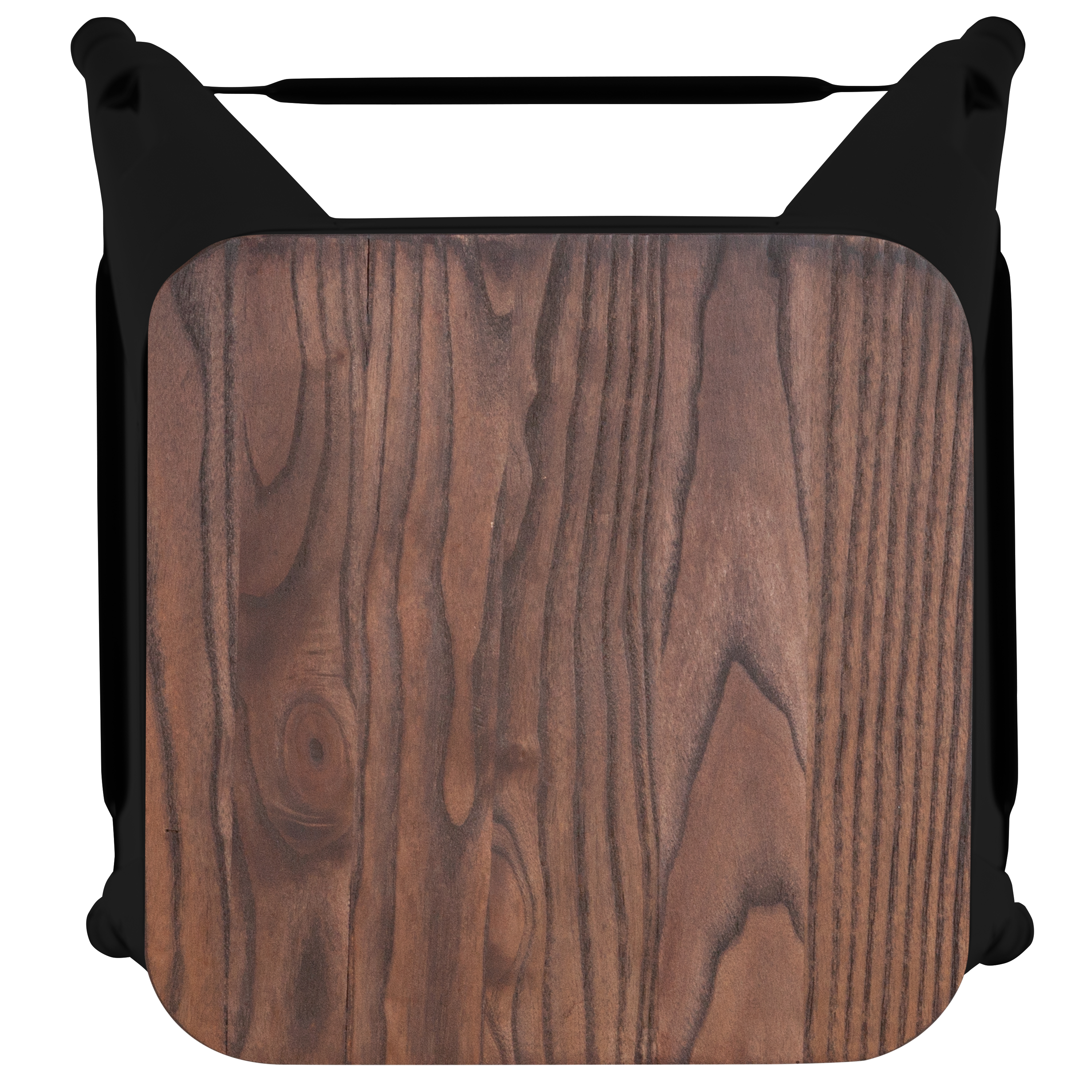 Cierra 24" High Metal Counter-Height, Indoor Bar Stool with Wood Seat in Gun ... - Picture 34 of 49