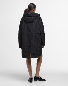 Una Showerproof Parka Black/Ancient Tartan