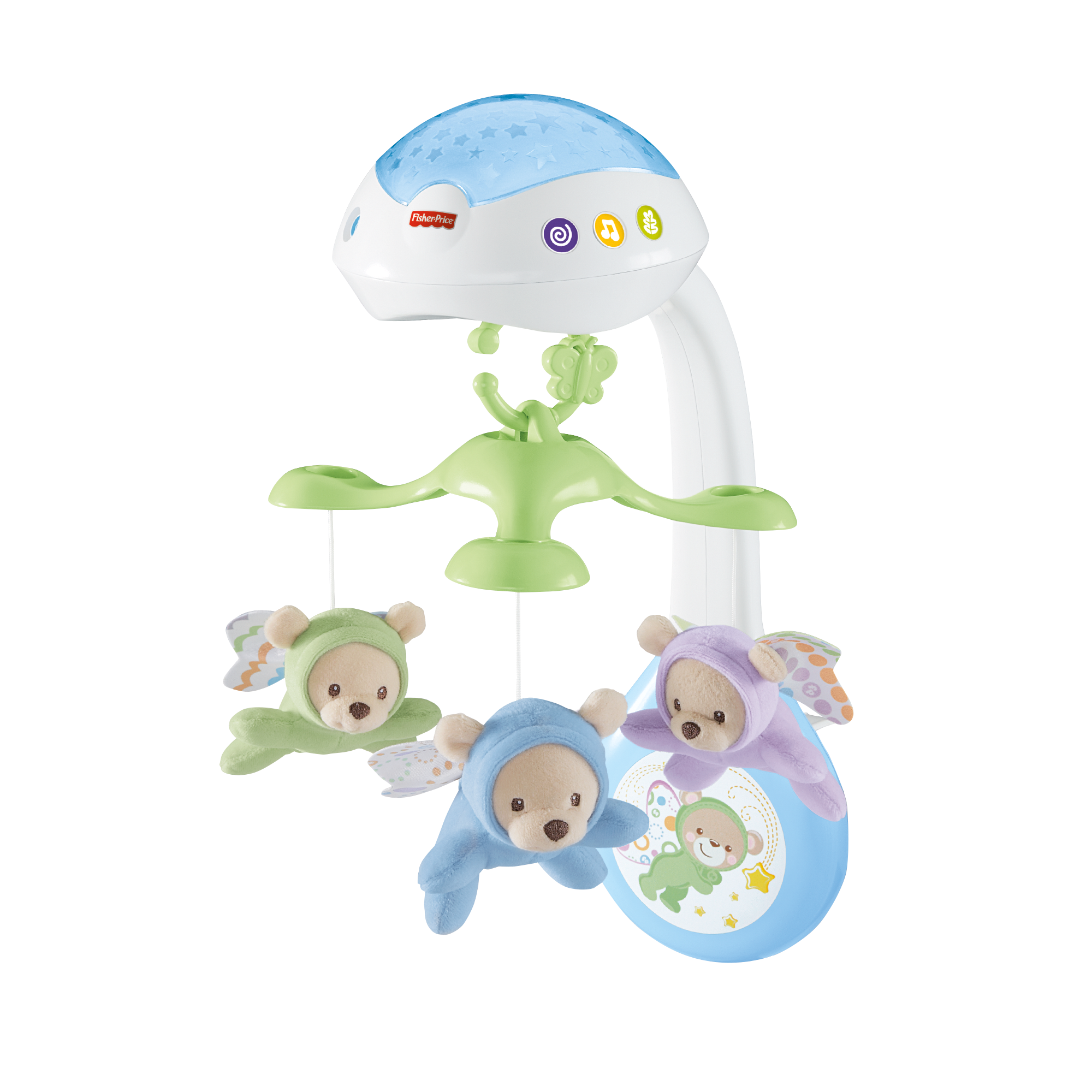 Fisher-Price Butterfly Dreams 3-In-1 Projection Mobile Crib Toy