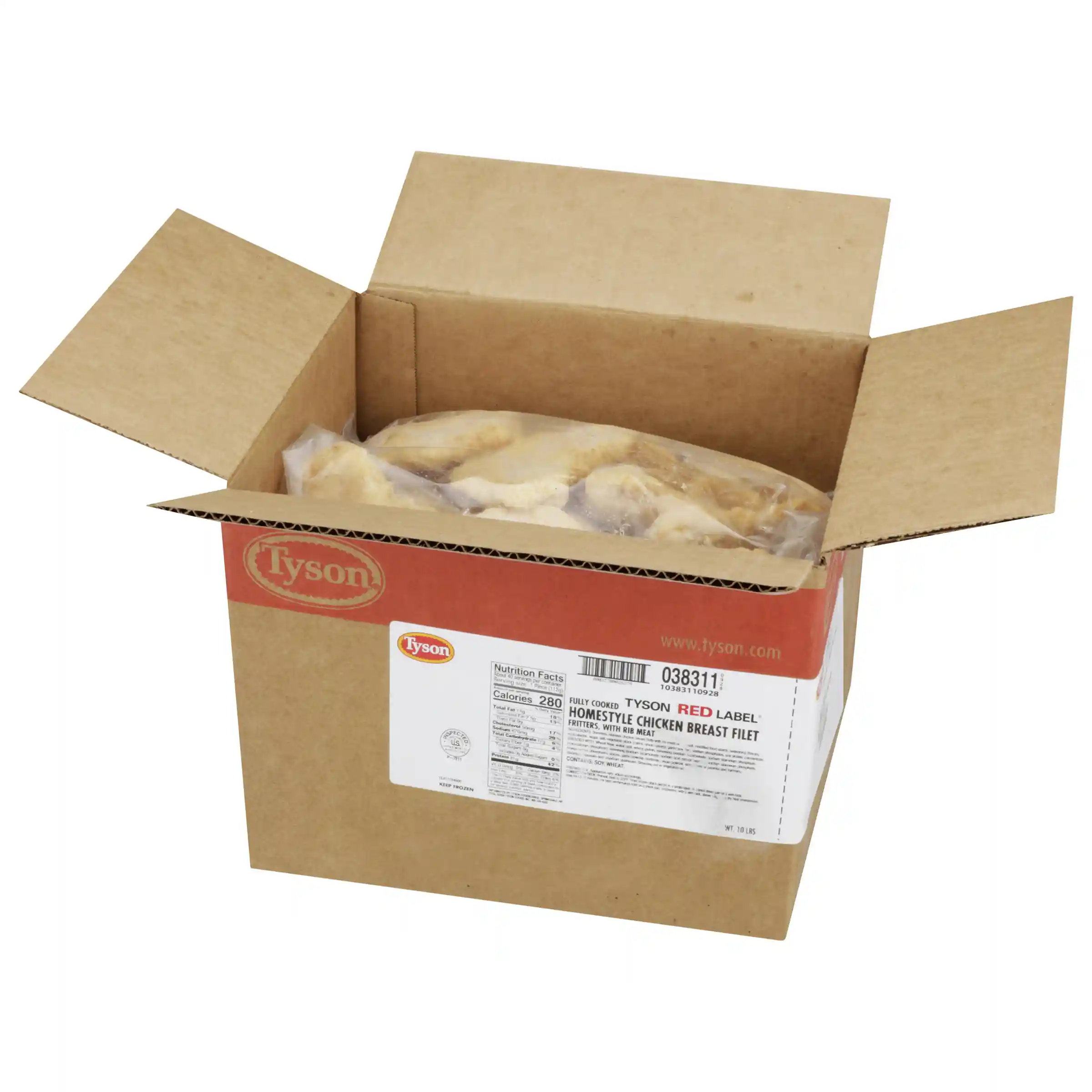 Tyson Red Label® Fully Cooked Homestyle Chicken Breast Filet Fritters, 4 oz._image_4