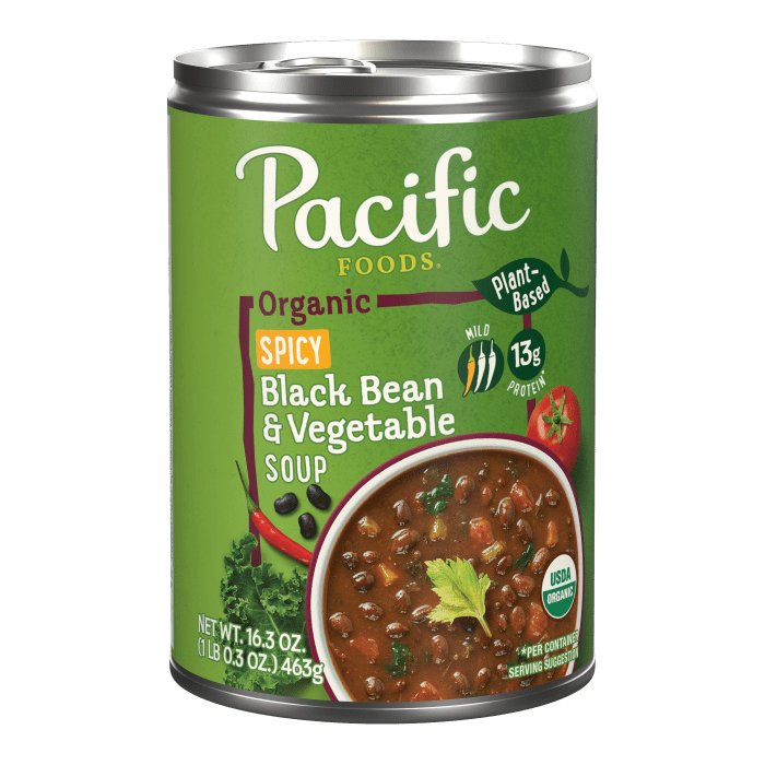 Organic Spicy Black Bean and Kale Soup