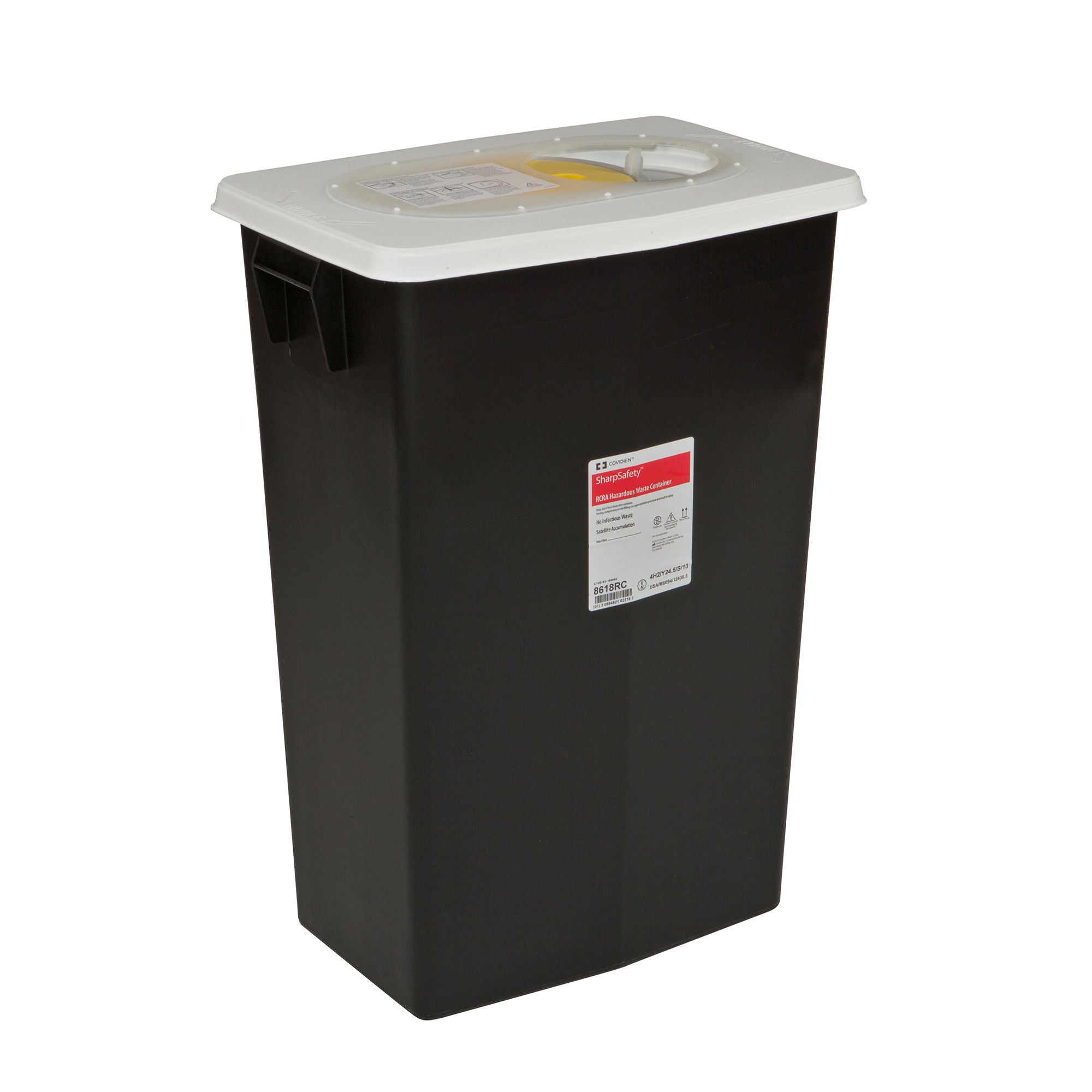 SharpSafety™ RCRA Waste Container, 18 Gallon, 26 x 12¾ x 18¼ Inch
