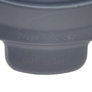 Impact, Gator, Round, Resin, 20 gal, Gray, Round, Receptacle Lid